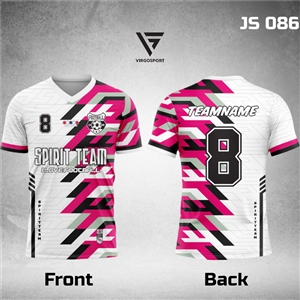 [vksport] เสื้อฟุตบอลพิมพ์ลาย คอวี เสื้อวิ่ง เสื้อพิมพ์ลาย รับผลิตเสื้อยูนิฟอร์ม เสื้อทีม เสื้อกิจกรรม